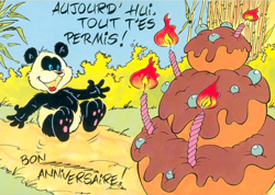 panda couleur